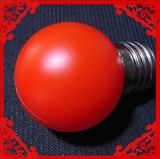 E27红色神台灯LED灯泡灯笼圣诞新年婚房装饰灯供佛财神灯 1W2W3W