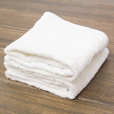 推荐特价外贸原单白色纯棉竹纤维成人儿童洁面擦脸毛巾面巾洗脸巾