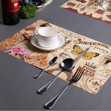 欧式创意西餐垫pvc餐垫餐桌垫隔热垫盘垫碗垫杯垫防滑