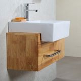 惠达一线实木浴室柜组合现代卫浴挂墙式浴室柜洗手盆卫生间柜子