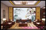 大型水墨山水画中式古典花鸟壁画中国十大品牌墙纸壁画背景墙墙纸