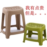 加厚大小号塑料凳子椅子板凳 家用防滑高矮餐桌凳浴室凳换鞋方凳