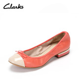 clarks女鞋2015春夏新款低帮鞋平跟单鞋 撞色设计Ditsy Dress
