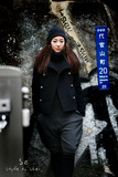 2015秋冬款新款韩版短款毛呢子外套修身显瘦小西装女装双排扣外套