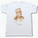 奥匈帝国一战陆军军人画像纯棉短袖军迷T恤数码打印T恤0217