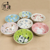 美浓烧日本进口陶瓷碗饭碗面碗日式餐具卡通碗儿童碗餐具情侣碗