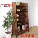 原木良品日式纯实木书柜书架 展示柜白橡木 书房家具 宜家简易
