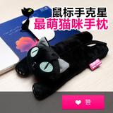 超萌鼠标垫手枕护腕托手垫电脑卡通可爱垫子猫咪毛绒软防滑鼠标手