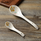 西芙 创意陶瓷 小勺子 饭勺汤勺 大勺子 居家日用套装雅韵 勺子