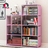 柜太太架类家具 大容量简易置物架书架自由组合布书柜局部包邮