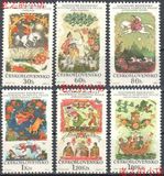 1968 捷克斯洛伐克 童话故事 邮票 6全新无贴 Y1508