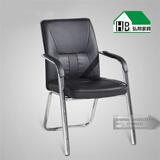 昆明弓形电脑椅家用座椅 护腰接待职员椅钢制四脚 会客办公室椅子