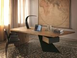 铁艺实木电脑桌台式家用笔记本写字桌现代简约简易转角书桌办公桌