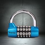 通用锁具/TONYON 彩色五位密码挂锁 健身房仓库大门围栏锁 K25003