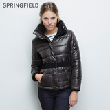 【商场同款】springfield 冬季新款时尚百搭短款棉服女装