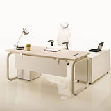 办公家具黑白老板桌简约时尚经理桌现代创意办公桌办公电脑桌特价