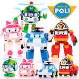 包邮韩国变形珀利robocarpoli小警车变形机器人儿童玩具变形警察