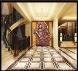 大型定制壁画现代酒店客厅电视墙背景欧式油画个性壁饰纸装饰名画