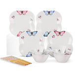 【天猫超市】贝瑟斯BS1501餐具套装碗碟家用瓷碗盘结婚送礼陶瓷