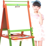 喜贝贝大号儿童画板 画架小黑板升降支架式磁性写字板宝宝礼物
