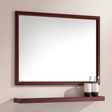 太空铝合金卫生间浴室镜子组合壁挂镜洗手间梳妆卫浴镜柜带置物架