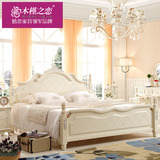 木槿之恋韩式田园床实木1.8米双人床1.5米公主单人床板式成人婚床