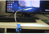 高亮度节能省电LED夹子护眼台灯 USB28灯带开关 小夜灯可装电池