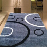 时尚韩国田园丝亮丝地毯现代简约地毯客厅卧室茶几图案地毯满铺