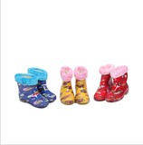 特价冬季儿童雨鞋男童女童防滑水鞋加棉带绒保暖小孩胶鞋宝宝雨靴