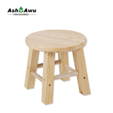 实木小圆凳橡木小板凳简易小木凳家用小矮凳儿童学习凳木质小凳子