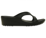 美国直邮Crocs卡洛驰新款203061夏季坡跟高跟简单人字拖鞋女鞋