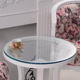 软玻璃水晶桌布 透明磨砂桌布 异型圆形不规则订制 上门裁剪
