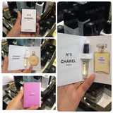 香港代购Chanel香奈儿香水小样试管 邂逅黄绿粉色COCO小姐5号新款