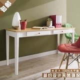 纯实木书桌简约松木电脑桌台式家用写字台学习桌办公桌1.4 1.6米