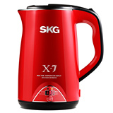 SKG 8038电热水壶双层保温防烫 自动断电电开水壶烧水壶 智能数显