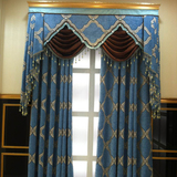 北京窗帘订制 高档欧式现代雪尼尔加厚遮光窗帘 客厅卧室别墅窗帘
