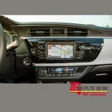 丰田卡罗拉专用导航车载DVD带高清后视高清行车记录仪实体店安装