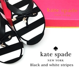 kate spade 2016年正品新款坡跟人字拖 女款拖鞋女士高跟拖鞋批发