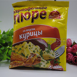 进口俄罗斯速溶土豆泥粉方便速食即食4种口味俄罗斯特产98元包邮