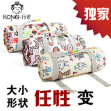 包邮原创可拼接防水郊游野餐垫可机洗儿童沙滩垫日本手绘卡通