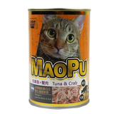 临期特价！猫扑 MAOPU 吞拿鱼餐罐 猫罐头/湿粮 400g 吞拿鱼+鸡肉