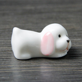 日本  陶瓷  可爱动物 小狗 小兔   筷架