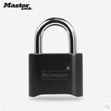 玛斯特锁Masterlock 可重设密码锁 178MCND 锌合金黑色挂锁178D