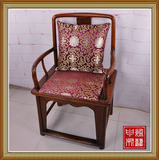 新中式古典座垫红木沙发坐垫高档实木餐椅垫子春夏薄款海绵垫定制