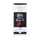 法国原产瑞士莲特级排装85%可可黑巧克力100g