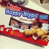 德国 健达Kinder Happy Hippo开心河马巧克力106g 5条装