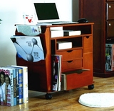 沙发边柜储物柜简约现代实木客厅收纳柜整装家具笔记本移动电脑桌
