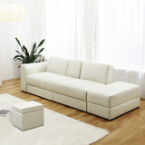 日式小户型皮艺多功能沙发床双人组合沙发折叠带抽屉转角储物沙发