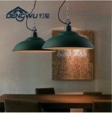 设计师的灯欧式创意复古餐厅吧台美式乡村铁艺阳台纯粹工业范吊灯