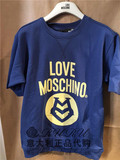 RURU正品代购Moschino 16年春夏LOVE圆领黄色字母短袖男士T恤